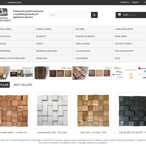 Drewniane panele ścienne