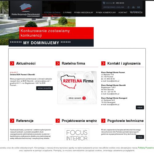 Kompleksowe zarządzanie nieruchomościami - Oborniki