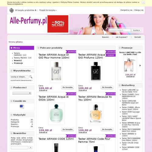 Perfumy firmowe sklep internetowy w Łodzi