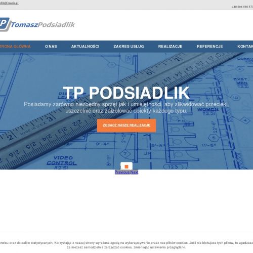 Uszczelnianie przecieków wody - Warszawa