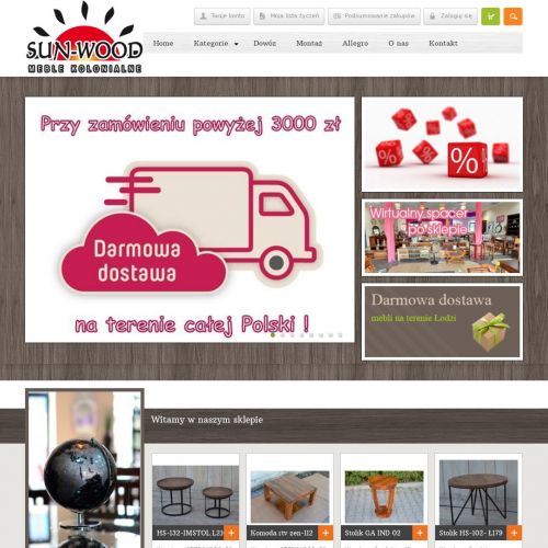 Komody kolonialne - łódź