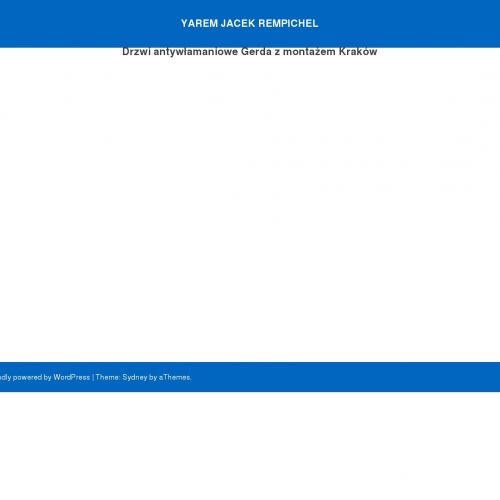 Drzwi wejściowe do mieszkania Kraków