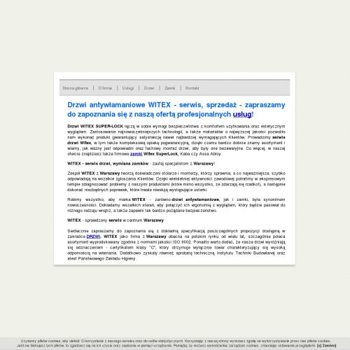 Witex drzwi antywłamaniowe w Warszawie