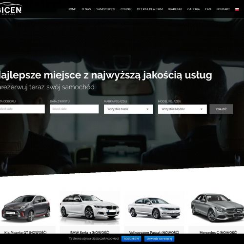 Auto wypożyczalnia - Warszawa