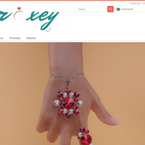 Kolczyki srebrne rodowane