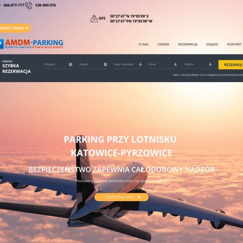 Parking strzeżony przy lotnisku w pyrzowicach - Katowice