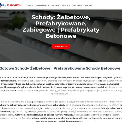 Prefabrykowane biegi schodowe w Szczecinie