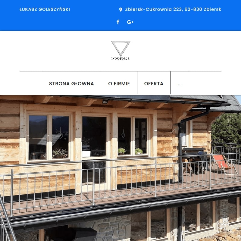 Poręcze balkonowe z kwasówki - łódź