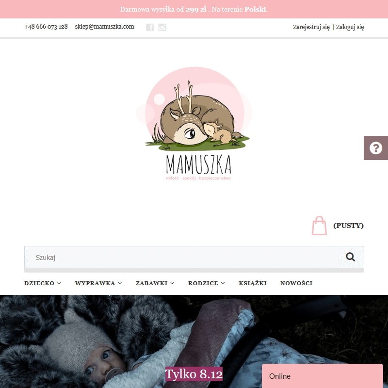 Gniazdko dla niemowląt