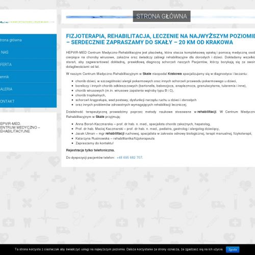 Rehabilitacja dzieci skała w Krakowie