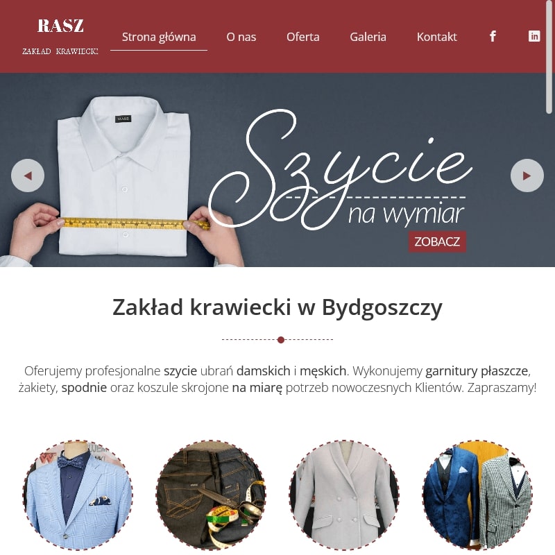 Koszula szyta na miarę - Grudziądz