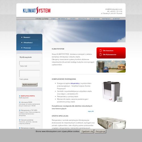 Wentylacja mechaniczna wielkopolska - Poznań