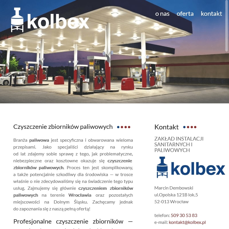 Wrocław - utylizacja zbiorników paliwowych