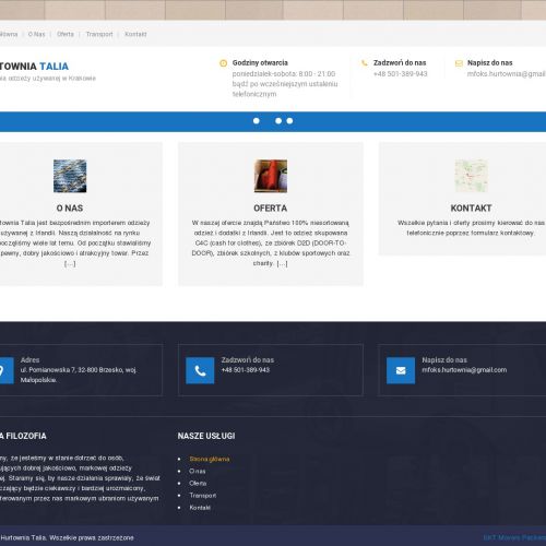 Brzesko - hurtownia odzieży używanej małopolska