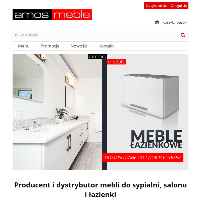 Kluczbork - szafka łazienkowa połysk