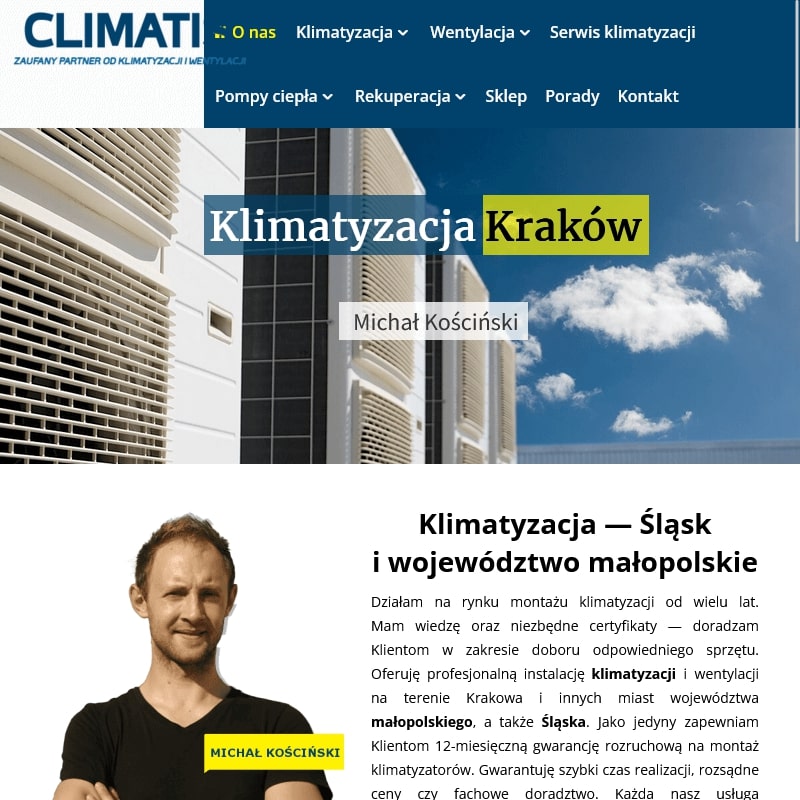 Kraków - serwis klimatyzacji