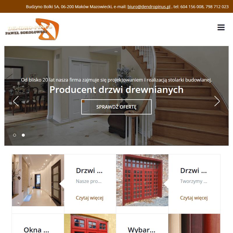 Radom - drzwi zewnętrzne drewniane producent