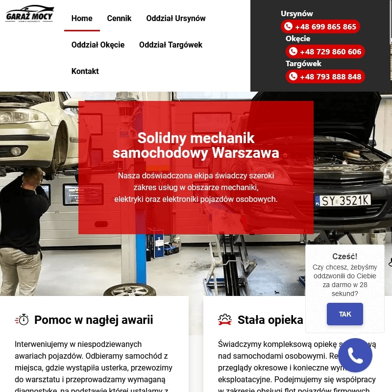 Warszawa - naprawa samochodów ursynów