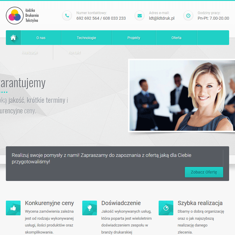 Nowoczesny druk na dzianinach