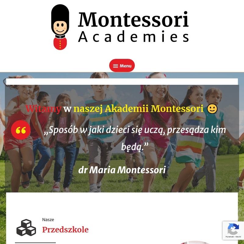 Prywatnie przedszkole montessori Warszawa