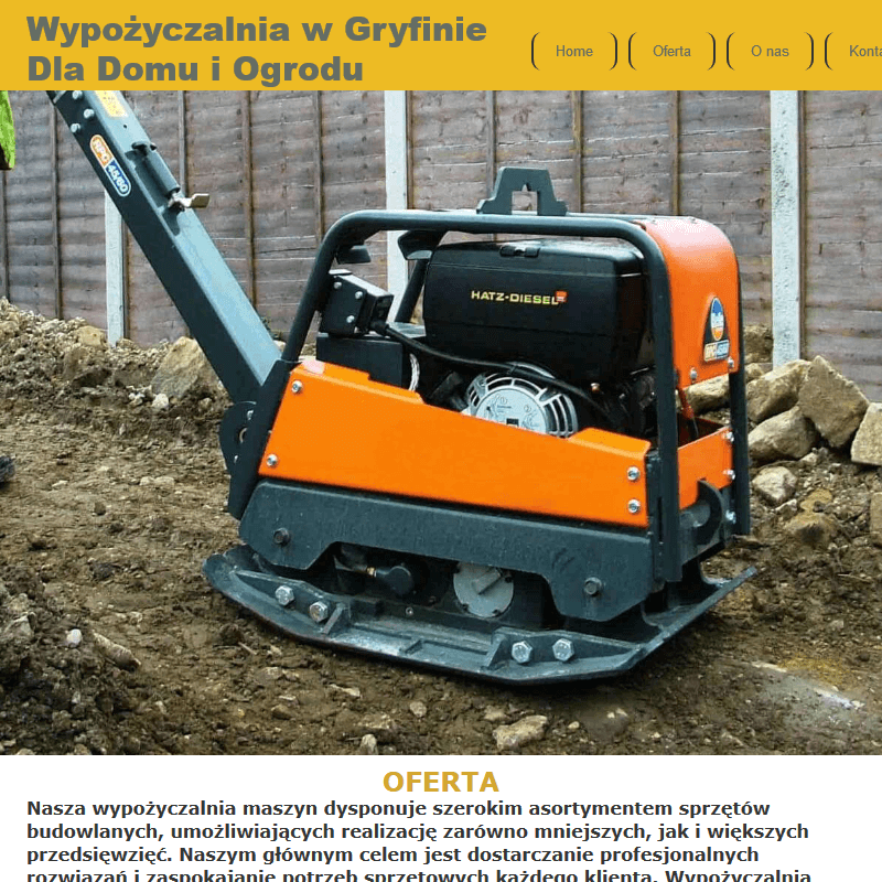 Gryfino - wypożyczalnia agregatu