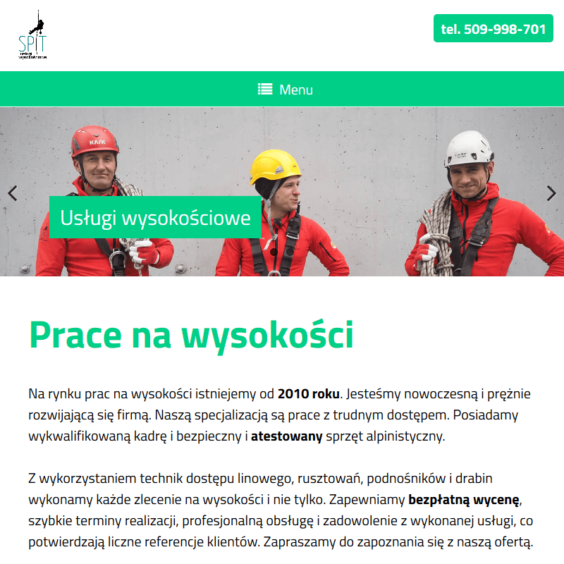Kraków - prace remontowo renowacyjne na wysokościach
