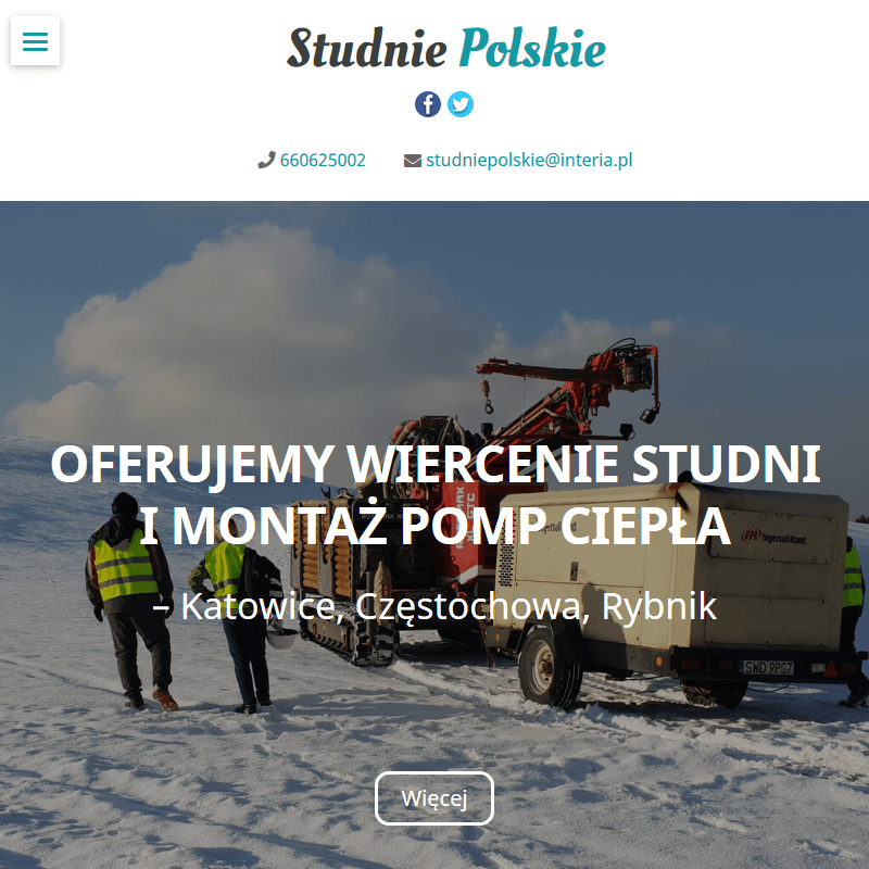 Wiercenie studni - Bielsko Biała