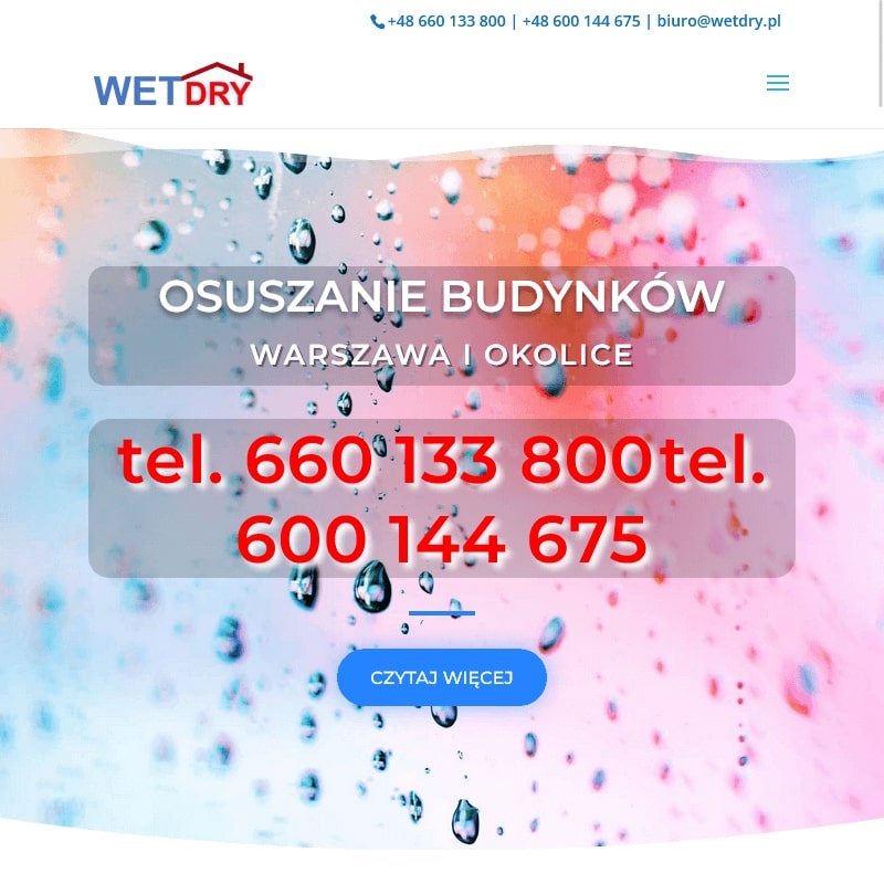 Osuszacz powietrza wynajem w Warszawie